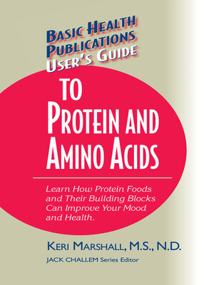 cover image of User's Guide to Protein and Amino Acids